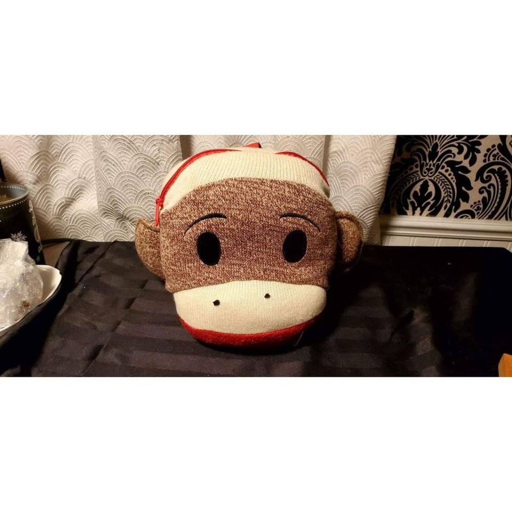 Maxx the sock monkey backpack